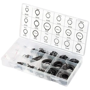 Сибртех Набор стопорных колец, D 3-32 мм, 300 предметов 47600