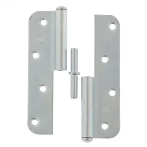 Сибртех Петля накладная ПН1-130 левая, цинк, 4 шт, (Металлист) Россия91555