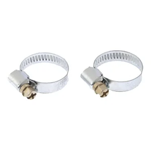 Сибртех Хомуты металлические, Стандартное болтовое крепление 32-50 мм, 2 шт, ширина 9 мм 47660