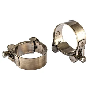 Сибртех Хомуты металлические, силовые 48-51 мм, ширина 22 мм, шарнирный, W4, 2 шт 475393