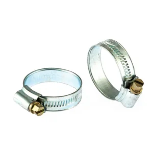 Сибртех Хомуты металлические, червячные 25-38 мм, ширина 12 мм, английский тип, W1, 2 шт 47668
