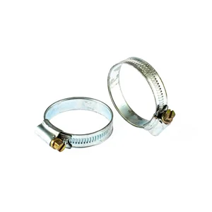 Сибртех Хомуты металлические, червячные 35-51 мм, ширина 12 мм, английский тип, W1, 2 шт 47669