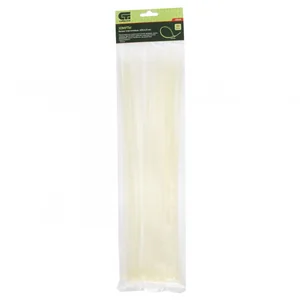 Сибртех Хомуты, 400 x 4.8 мм, пластиковые, белые, 50 шт 45538