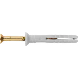 Сибртех Дюбель-гвоздь полипропиленовый с потайным бортиком 8 х 120 мм, 100 шт 42138