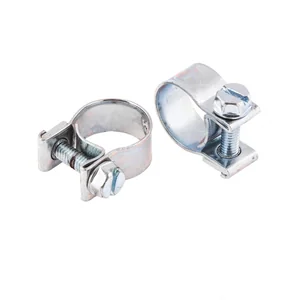 Сибртех Хомуты металлические, MINI 12-14 мм, ширина 9 мм, винтовой, W1, 2 шт 47504