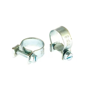 Сибртех Хомуты металлические, MINI 16-18 мм, ширина 9 мм, винтовой, W1, 2 шт 47506