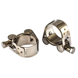 Сибртех Хомуты металлические, силовые 29-31 мм, ширина 20 мм, шарнирный, W4, 2 шт 475113