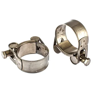 Сибртех Хомуты металлические, силовые 36-39 мм, ширина 20 мм, шарнирный, W4, 2 шт 475233