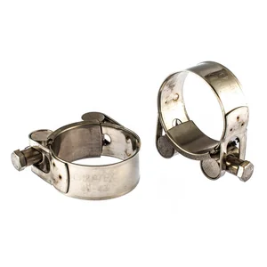 Сибртех Хомуты металлические, силовые 40-43 мм, ширина 20 мм, шарнирный, W4, 2 шт 475253