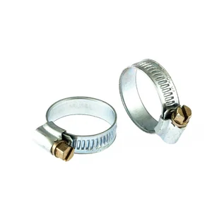 Сибртех Хомуты металлические, червячные 19-29 мм, ширина 12 мм, английский тип, W1, 2 шт 47667