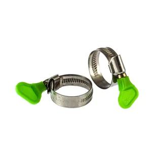 Сибртех Хомуты металлические, червячные 20-35 мм, ширина 12 мм, W4, с ключом, 2 шт 476523