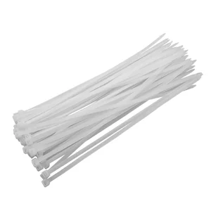 Сибртех Хомуты, 350 х 8 мм, пластиковые, белые, 50 шт. 455805