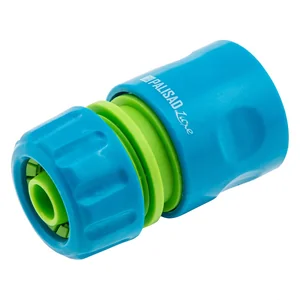 Palisad Соединитель пластмассовый, быстросъемный для шланга 1/2, однокомпонентный Luxe 66256