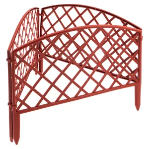 Palisad Забор декоративный Сетка, 24 х 320 см, терракот, Россия, 65026