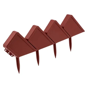 Palisad Бордюр "Кирпич", 13 х 300 см, терракот, Россия, 65040