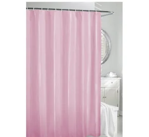 Mallony Штора для ванной 180х180 см розовая. 005806-SK