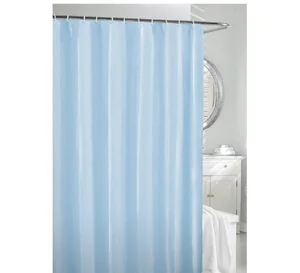 Mallony Штора для ванной 180х180 см голубая. 005747-SK