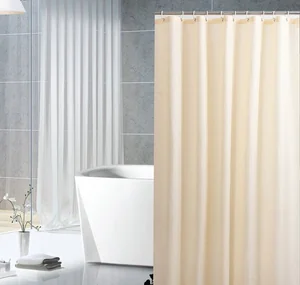 Mallony Штора для ванной 180х180 см бежевая. 005746-SK