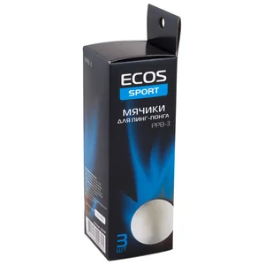 Mallony Мячики для пинг-понга (3 шт.) PPB-3. 323109-SK