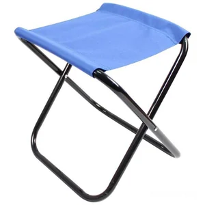 Mallony Стульчик складной DW-1010B без спинки, р-р: 32x27x34 см (синий) 993080-SK
