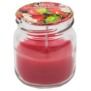 Mallony Свеча ароматическая Сладкая клубника в банке. 105749-SK