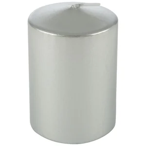 Mallony Свеча Glow 56*80 серебро. 007906-SK