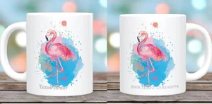 DELTA Кружка фарфор 350 мл Фламинго  с2008-14