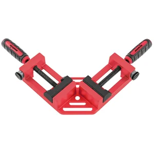 Matrix Струбцина угловая, быстрозажимная, 65/65 мм, двухкомпонентные обрезиненные рукоятки 20322