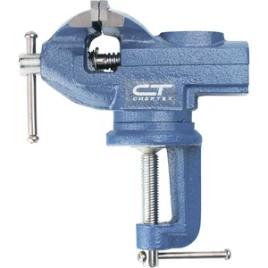 Сибртех Тиски слесарные, настольные, поворотные, ширина рабочих губок 65 мм, наковальня 18672