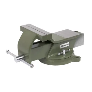 Сибртех Тиски слесарные, 125 мм, стальные, поворотные 18619