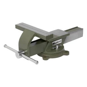 Сибртех Тиски слесарные, 200 мм, стальные, поворотные 18621