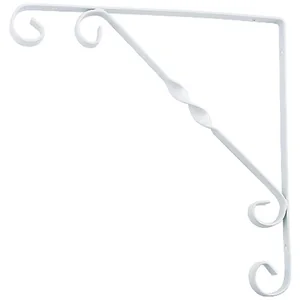 Сибртех Кронштейн декоративный, 100 х 100 мм, белый 94049