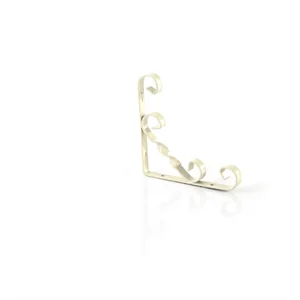 Сибртех Кронштейн декоративный, 150 х 150 мм, белый 94050