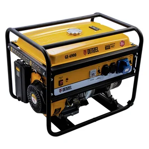 Denzel Генератор бензиновый GE 6900, 5.5 кВт, 220 В/50 Гц, 25 л, ручной старт 94637