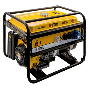 Denzel Генератор бензиновый GE 7900, 6.5 кВт, 220 В/50 Гц, 25 л, ручной пуск 94638