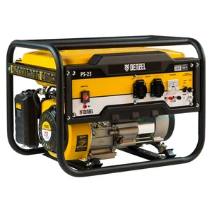 Denzel Генератор бензиновый PS 25, 2.5 кВт, 230 В, 15 л, ручной стартер 946814