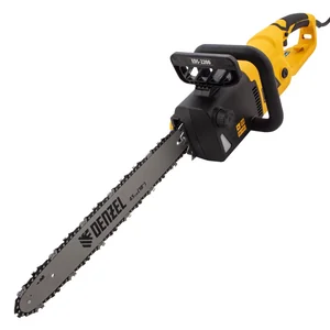 Denzel Пила цепная электрическая EDS-2200, 2.2 кВт,продольная, шина 45 см, шаг 3/8, паз 1.3 мм, 62 звена 95619