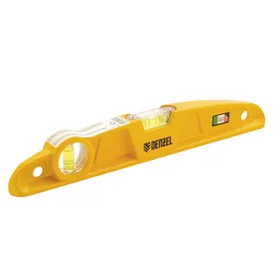 Denzel Уровень литой, 300 мм, магнитный, 2 глазка 34920