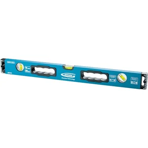 Gross Уровень алюминиевый, 1200 мм, усиленный с ударопрочными заглушками, рукоятки, 3 глазка 34332