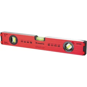 Matrix Уровень алюминиевый, 1200 мм, фрезерованный, 3 глазка, усиленный 34412