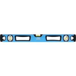 Барс Уровень алюминиевый, двуручный, 1000 мм, профиль 1,6 мм, фрезеров, ударопрочные заглушки, 3 глазка 34354