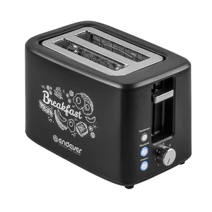 ENDEVER Тостер Skyline ST-123 черный/стальной