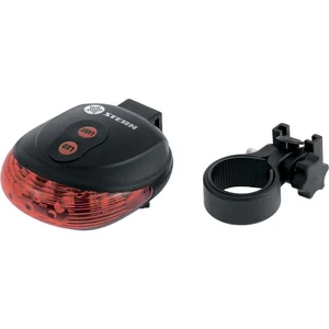 Stern Фонарь велосипедный с лазерным обозначением габаритов, 5 Led + 2 лазера, 2хААА 90559