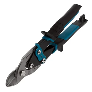 Gross Ножницы по металлу "Piranha", 230 мм, прямой усиленный рез (Bulldog), сталь СrMo, двухкомпонентная рукоятка-ки 78327