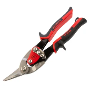 Matrix Ножницы по металлу, 250 мм, левый рез, сталь CRMO, двухкомпонентные рукоятки, PRO 78326