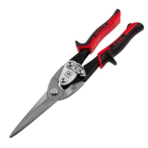 Matrix Ножницы по металлу, удлиненные, 290 мм, прямой рез, CrMo, двухкомпонентные обрезиненные рукоятки, PRO 78328