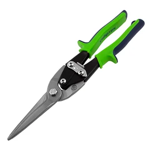 СИБРТЕХ Ножницы по металлу, удлиненные, 285 мм, пряморежущие, двухкомпонентные обрезиненные рукоятки 78339