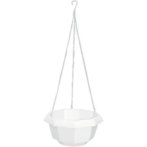 Palisad Кашпо подвесное, 200 х 140 мм, пластиковая корзина многогранная 69019