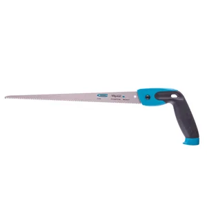 Gross Ножовка по дереву Piranha, выкружная, 300 мм/12 , 11-12 TPI, каленый зуб 3D, двухкомпонентная рукоятка 23100