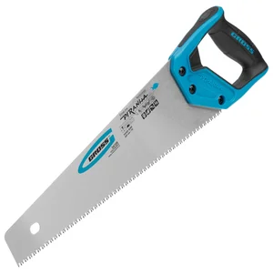 Gross Ножовка по дереву Piranha , 400 мм, 7-8 TPI, зуб-3D, каленый зуб, двухкомпонентная рукоятка 24109